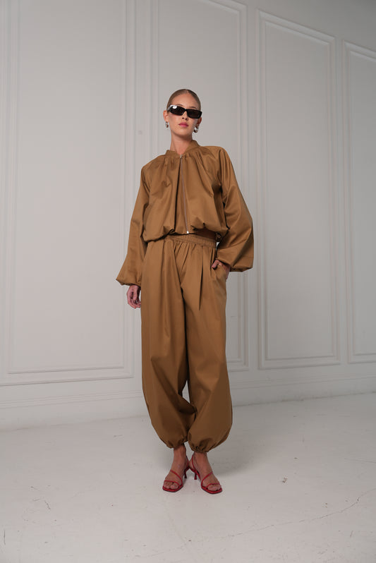 Bubble Jacket - Camel BOTTOMS Parentezi