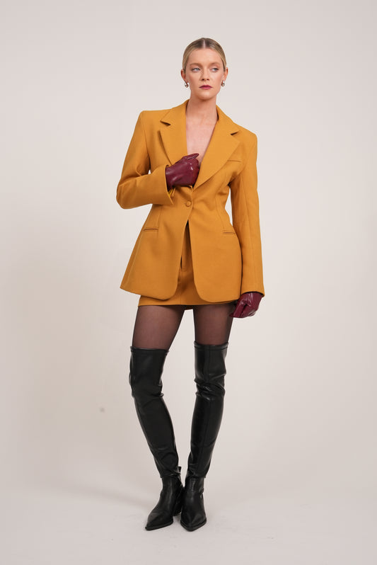 Daniela Blazer Dress - Amber