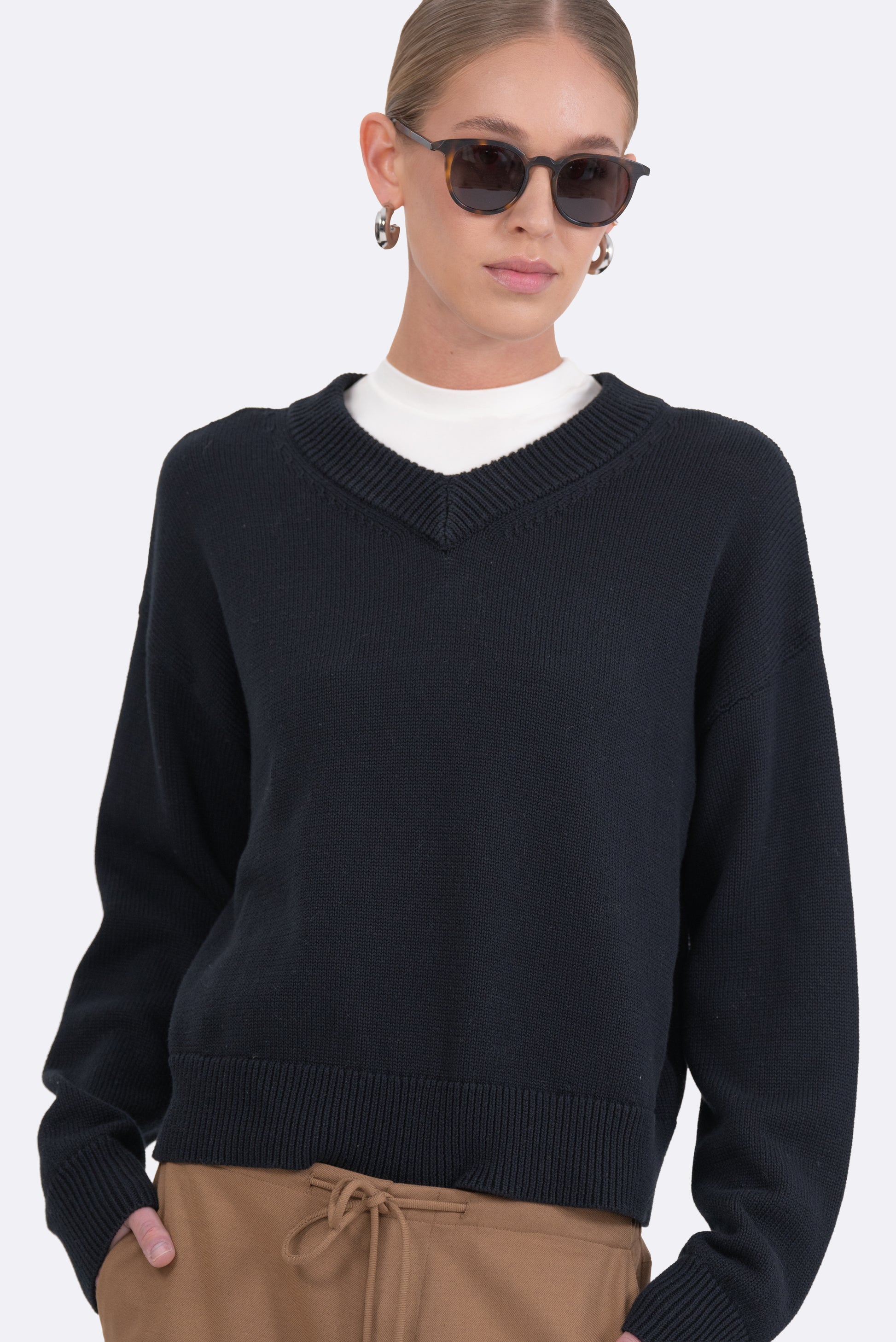Sora Sweater - Black Tops Parentezi