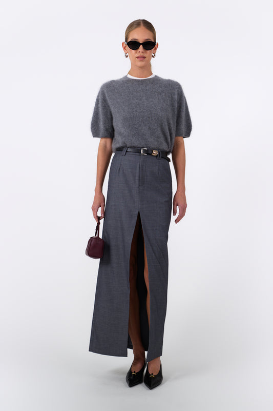 Anna Maxi Skirt - Grey