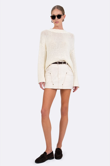 Harper Denim Skirt BOTTOMS Parentezi