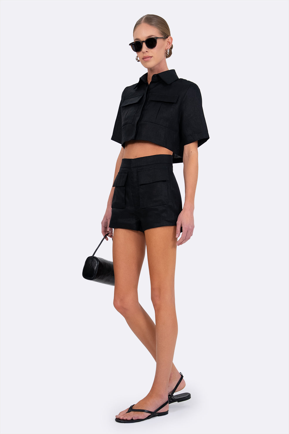 Hayley Shorts - Black BOTTOMS Parentezi