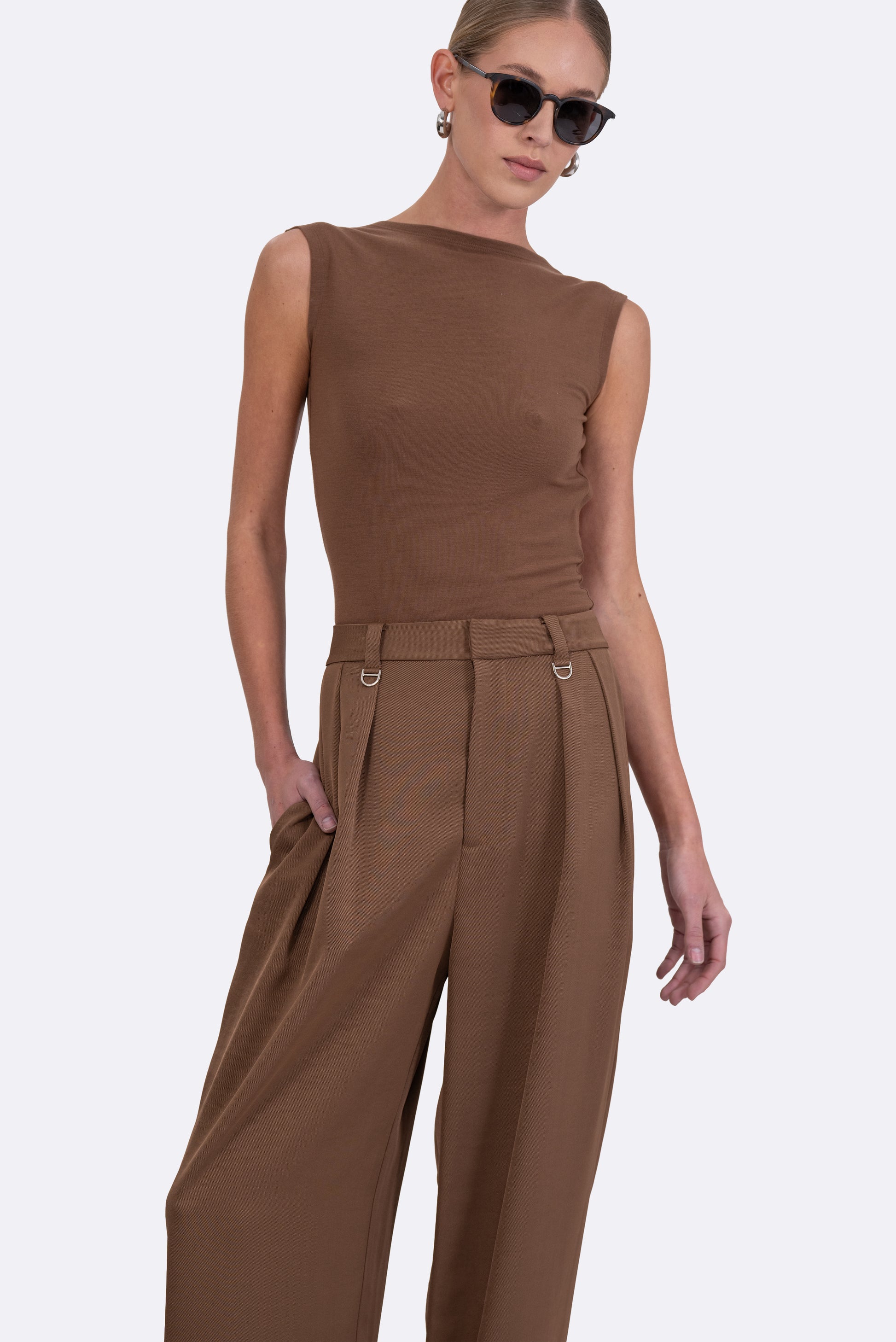 Veronica Top - Camel Tops Parentezi