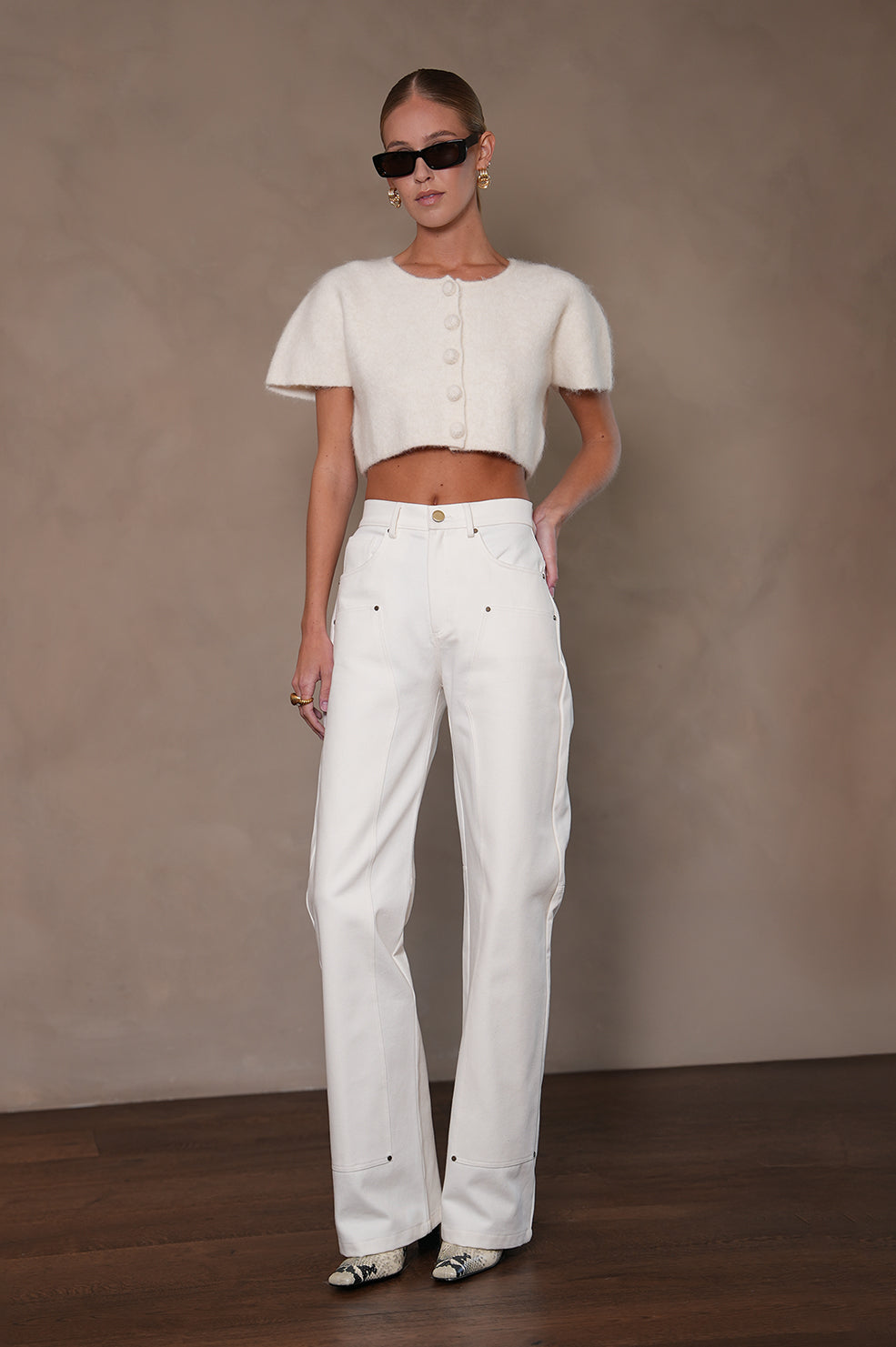 Eloise Sweater - Ivory Tops Parentezi