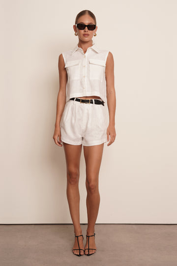 Vale Top - White Parentezi
