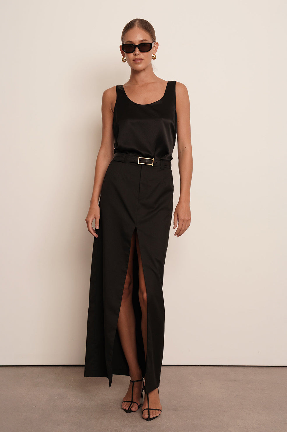 Anna Maxi Skirt - Black skirt Parentezi