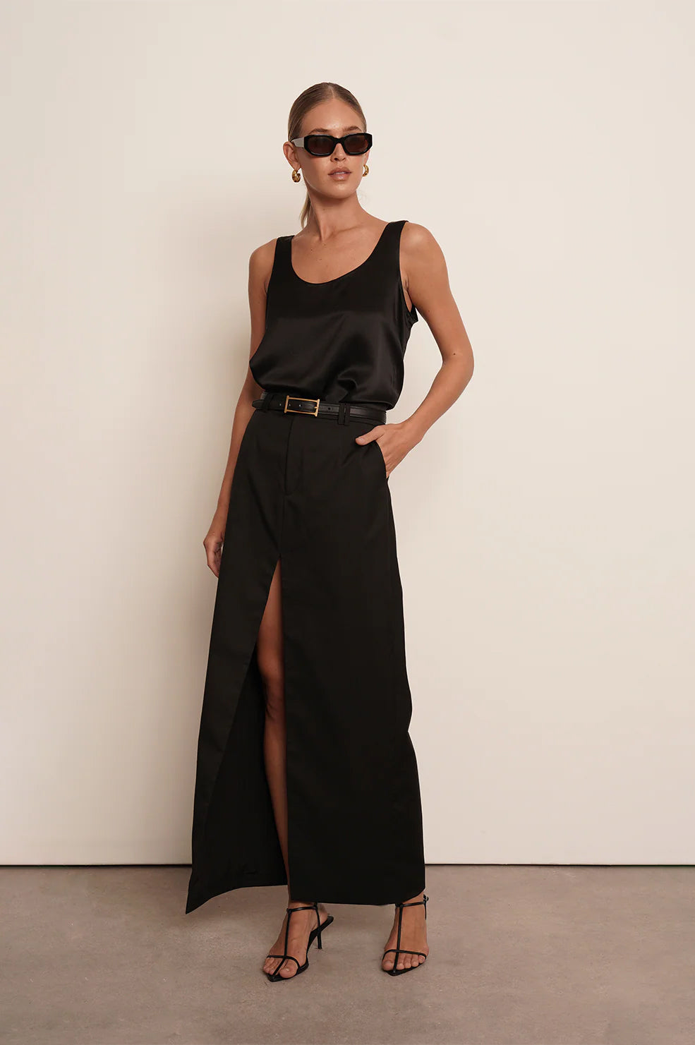 Anna Maxi Skirt - Black skirt Parentezi