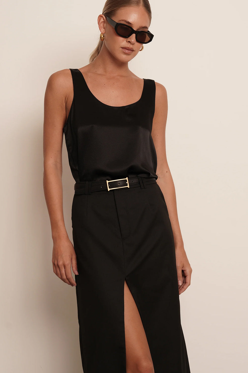 Anna Maxi Skirt - Black skirt Parentezi