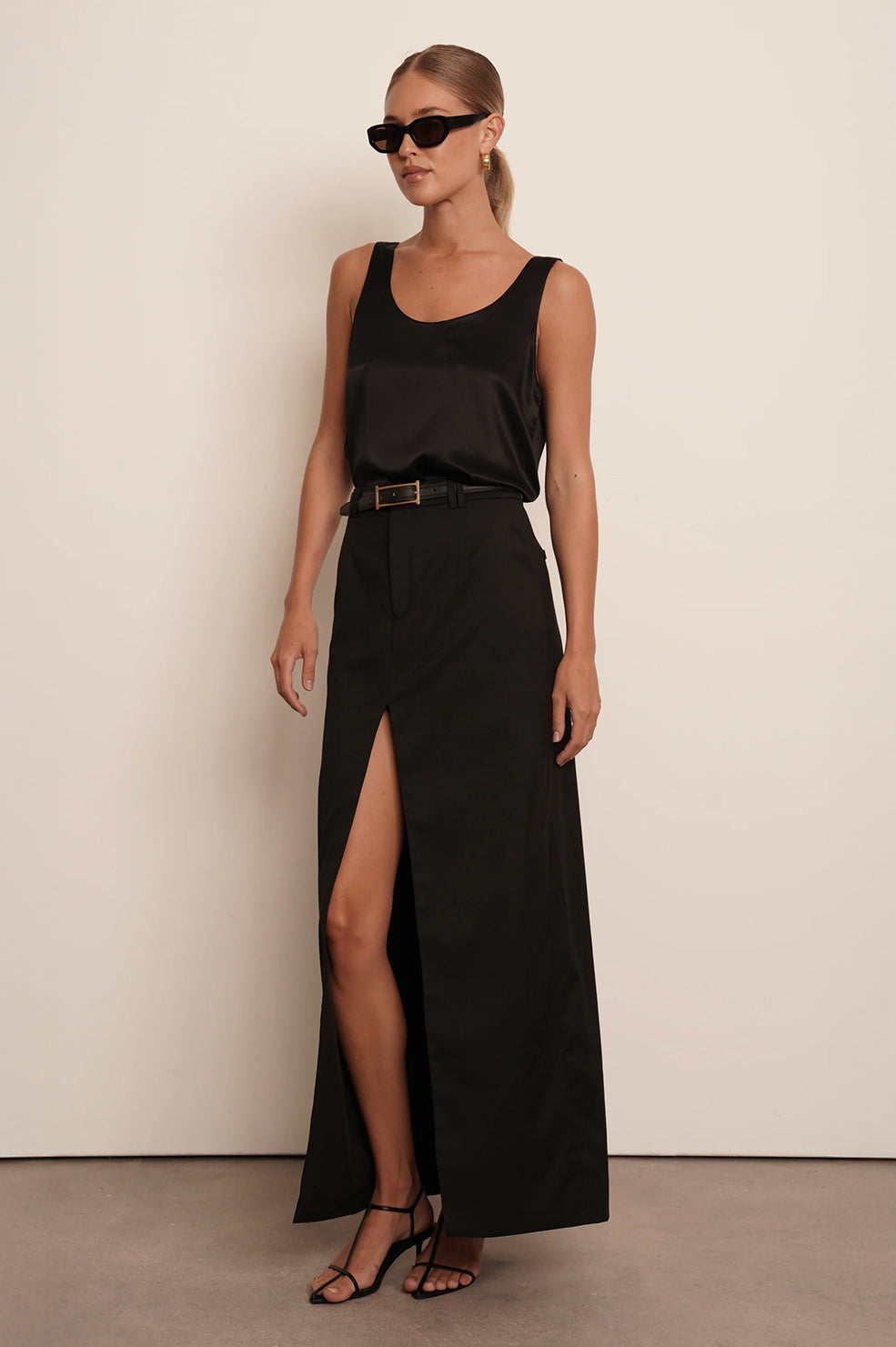 Anna Maxi Skirt - Black skirt Parentezi