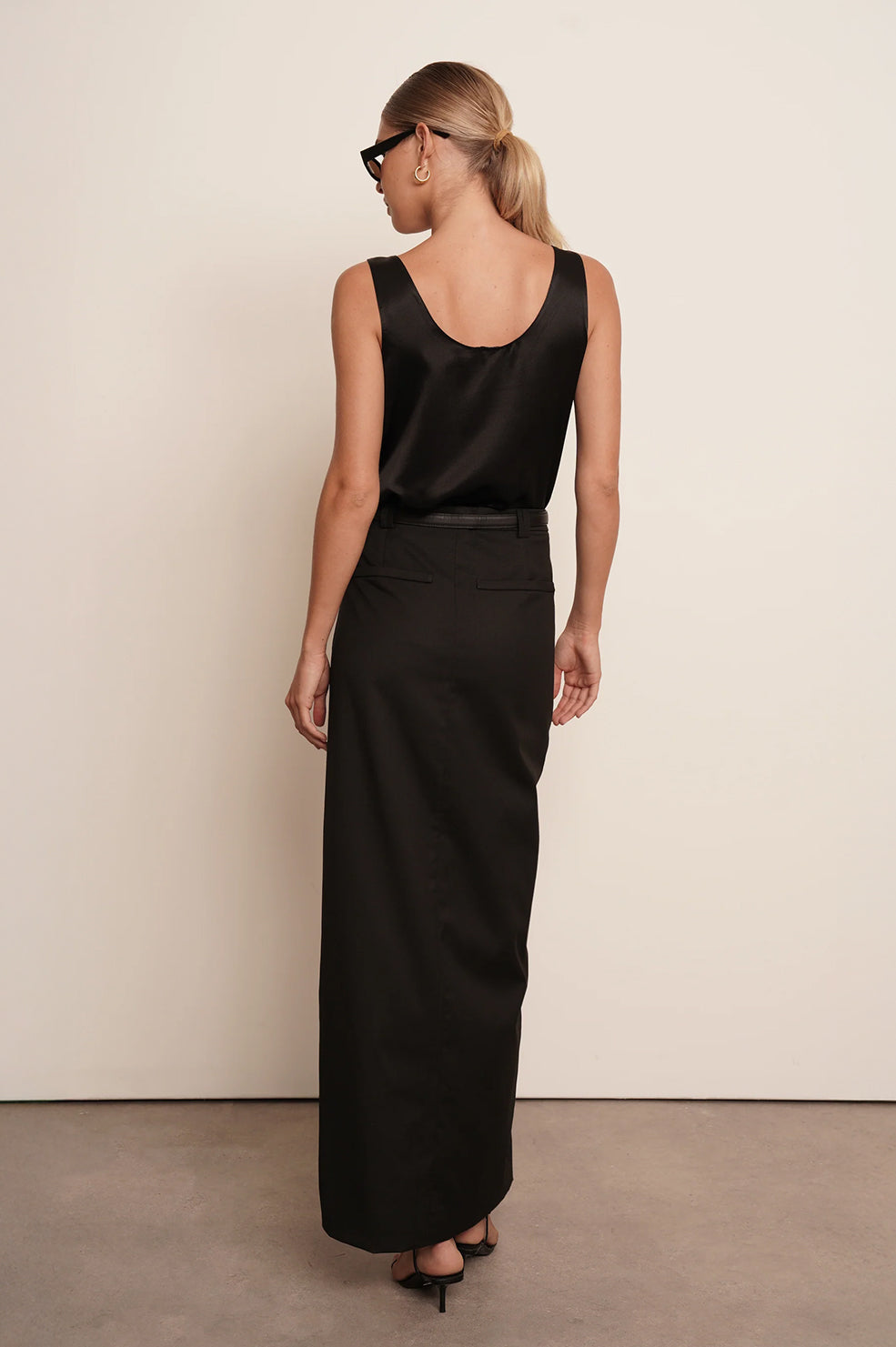 Anna Maxi Skirt - Black skirt Parentezi