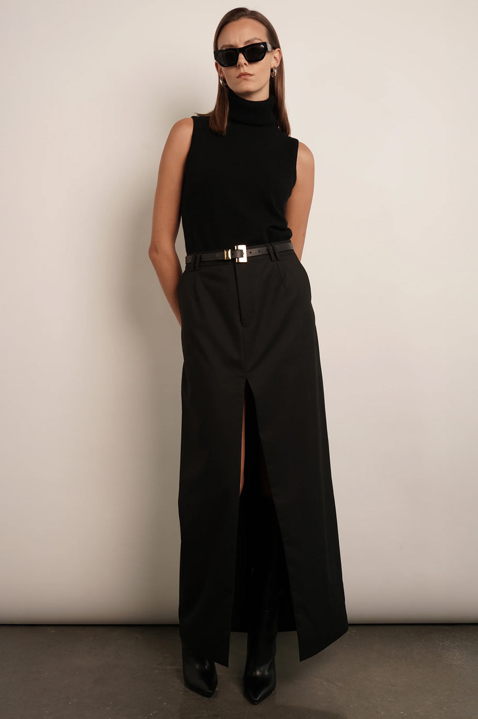 Anna Maxi Skirt - Black skirt Parentezi