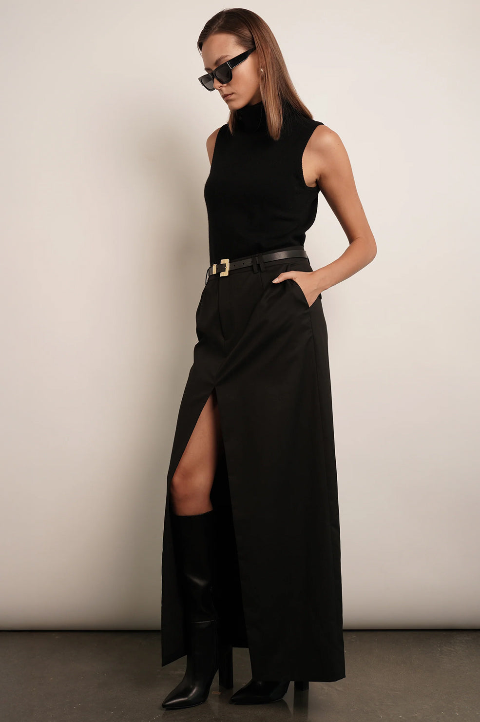 Anna Maxi Skirt - Black skirt Parentezi