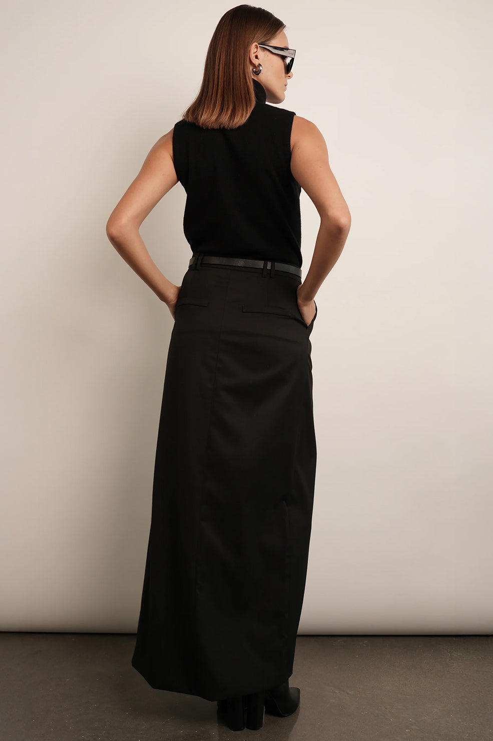 Anna Maxi Skirt - Black skirt Parentezi