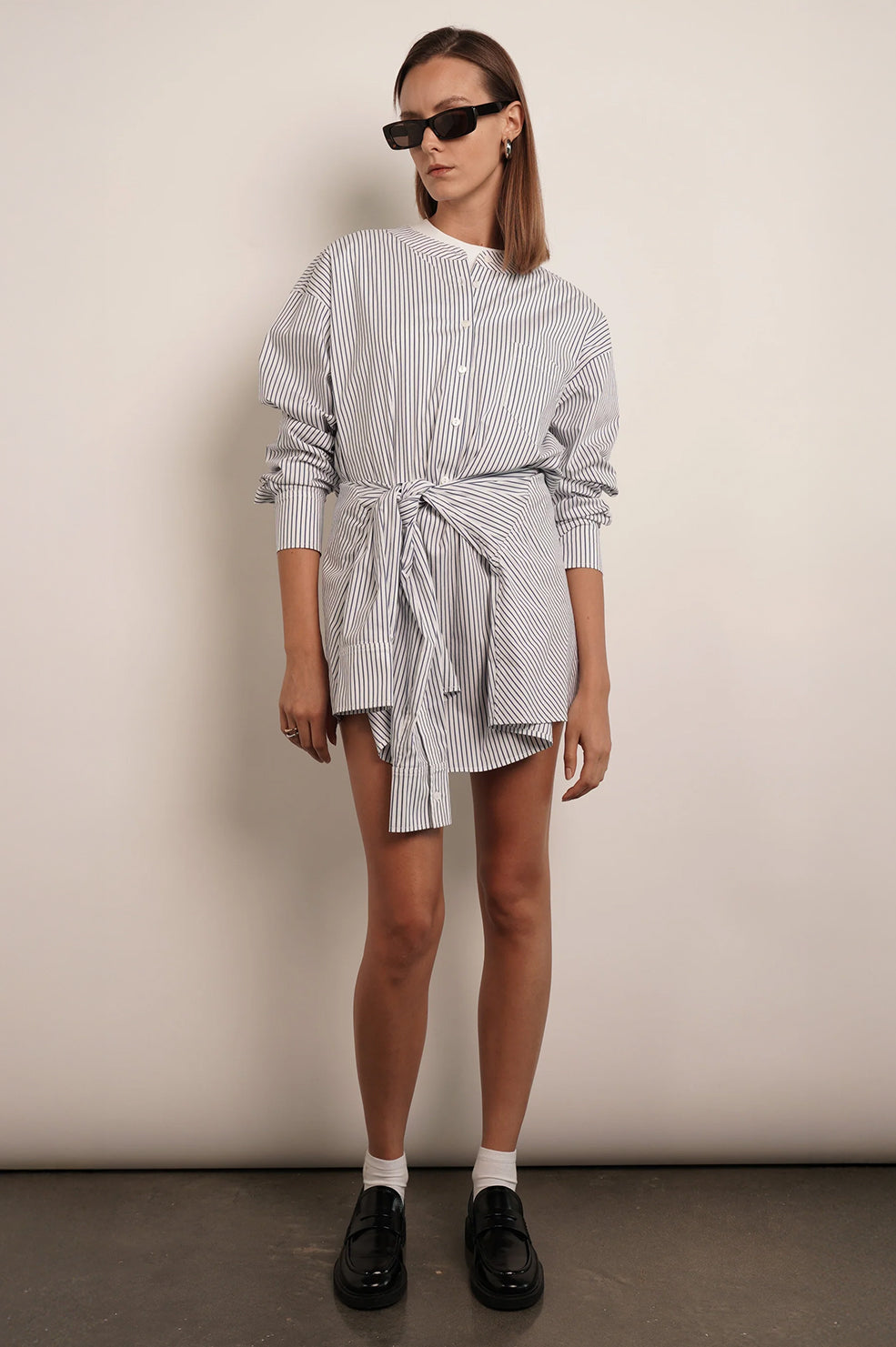 Sienna Shirt Dress - Black Dress Parentezi