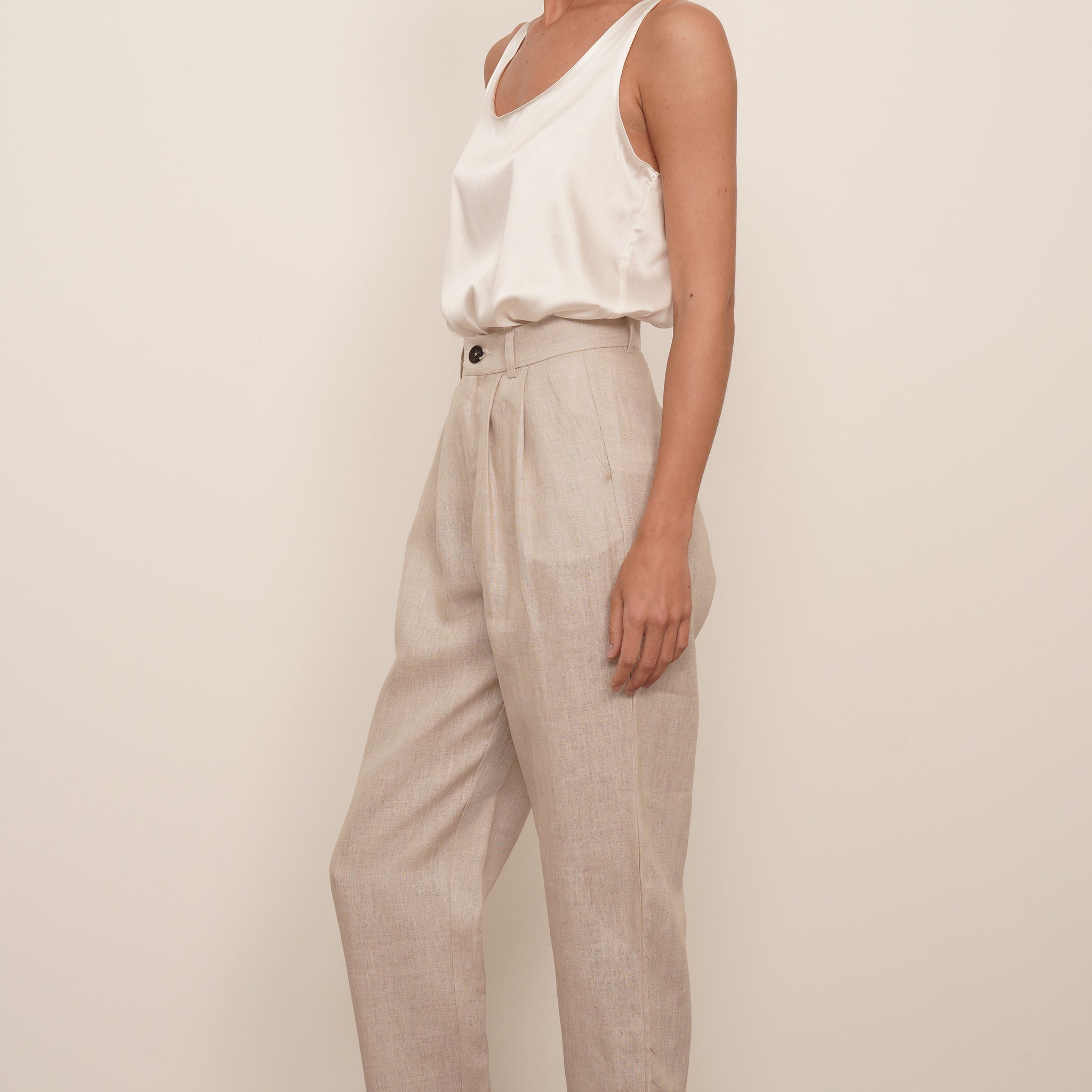 DINAH TROUSERS - OAT