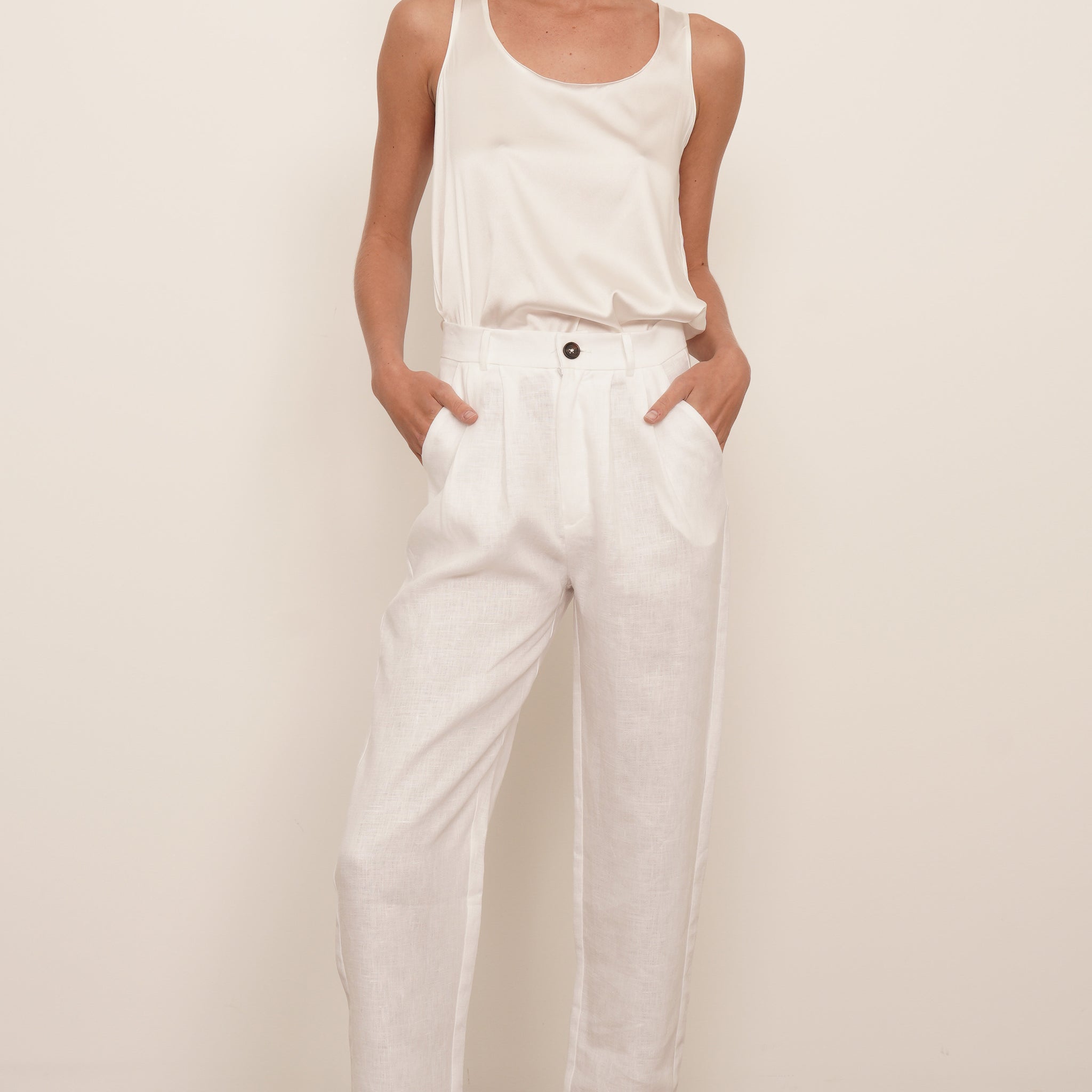 DINAH TROUSERS - WHITE