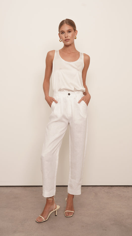 DINAH TROUSERS - WHITE