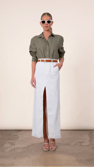 BRUNA SHIRT - OLIVE