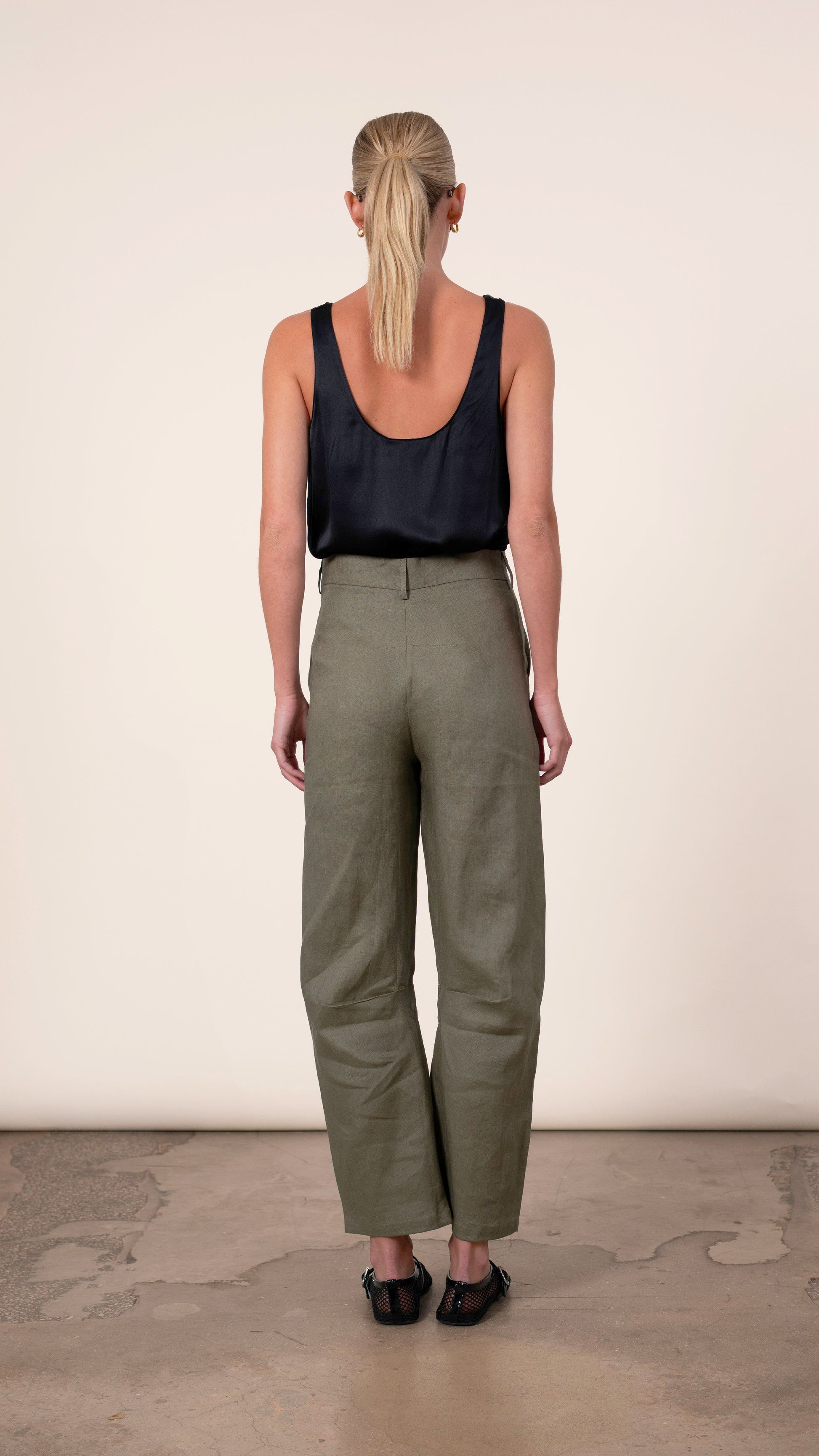 Hania Trousers - Olive BOTTOMS Parentezi