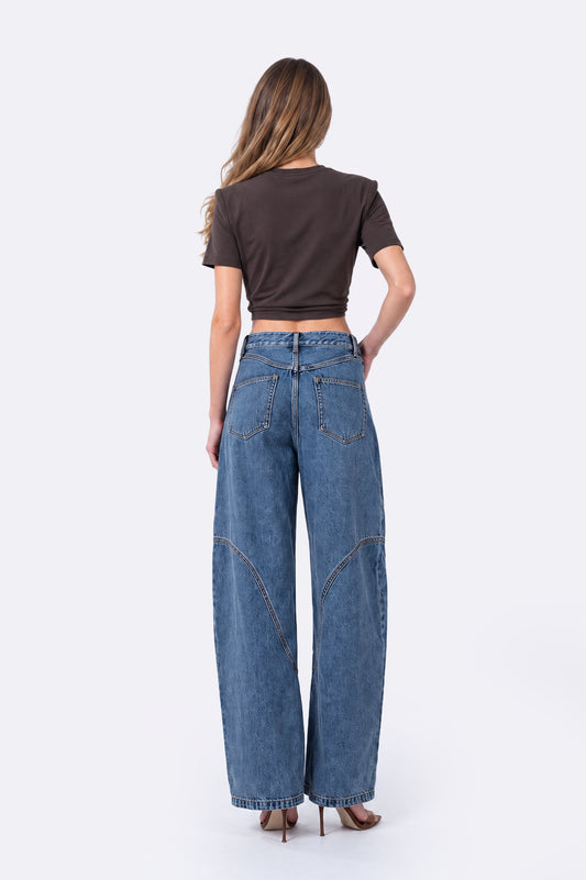 May Knot Tee - Chocolate Tops Parentezi