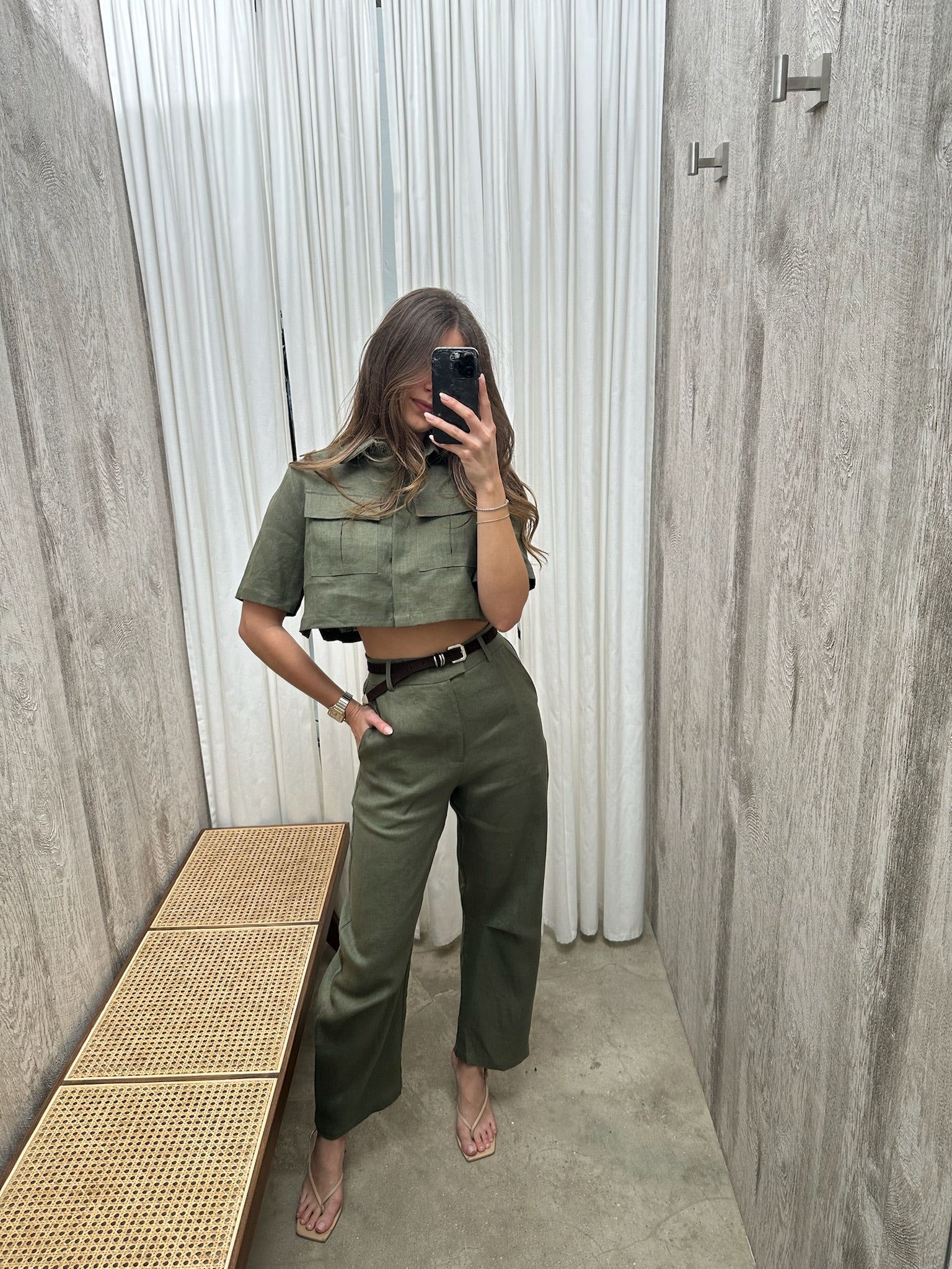 Hania Trousers - Olive BOTTOMS Parentezi