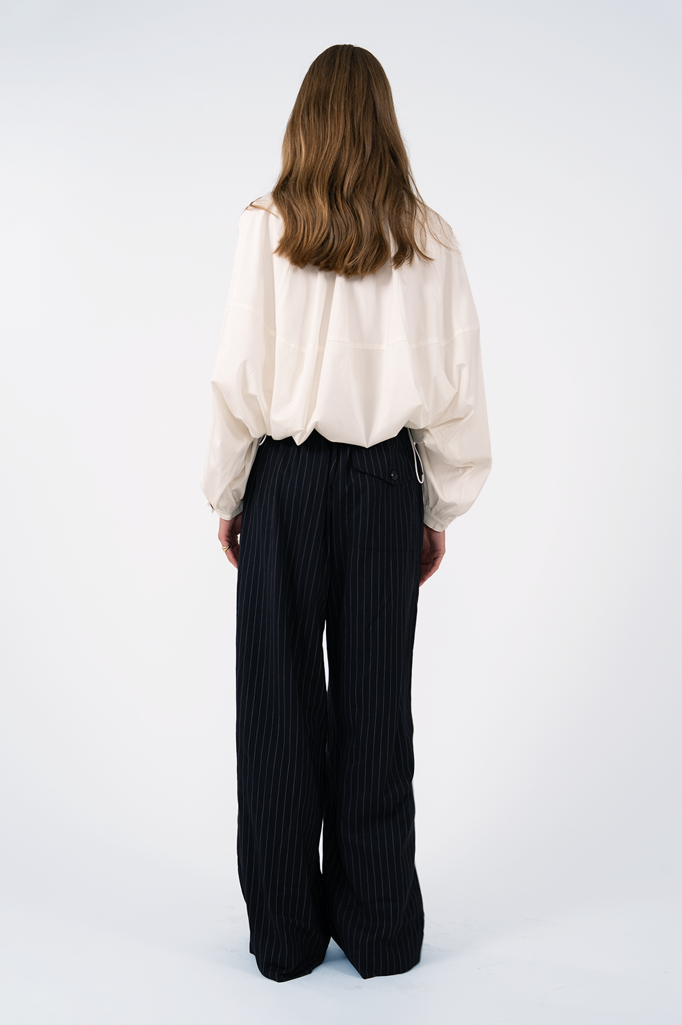 Preston Pants - Navy Stripe BOTTOMS Parentezi