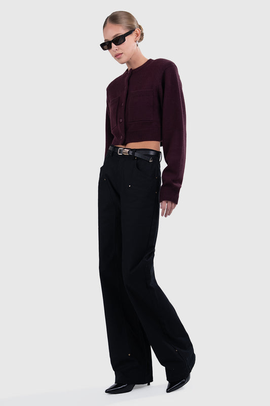 Antonella Cardigan - Plum