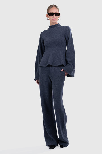 Beatrice Pants - Steel BOTTOMS Parentezi Steel XS