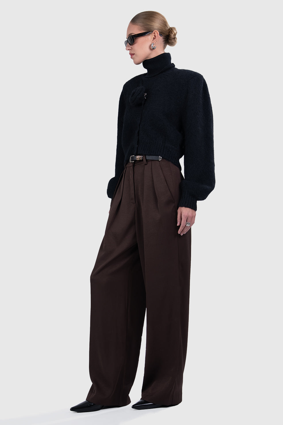 Sabrina Trousers - Chocolate Pants Parentezi Plum XXS