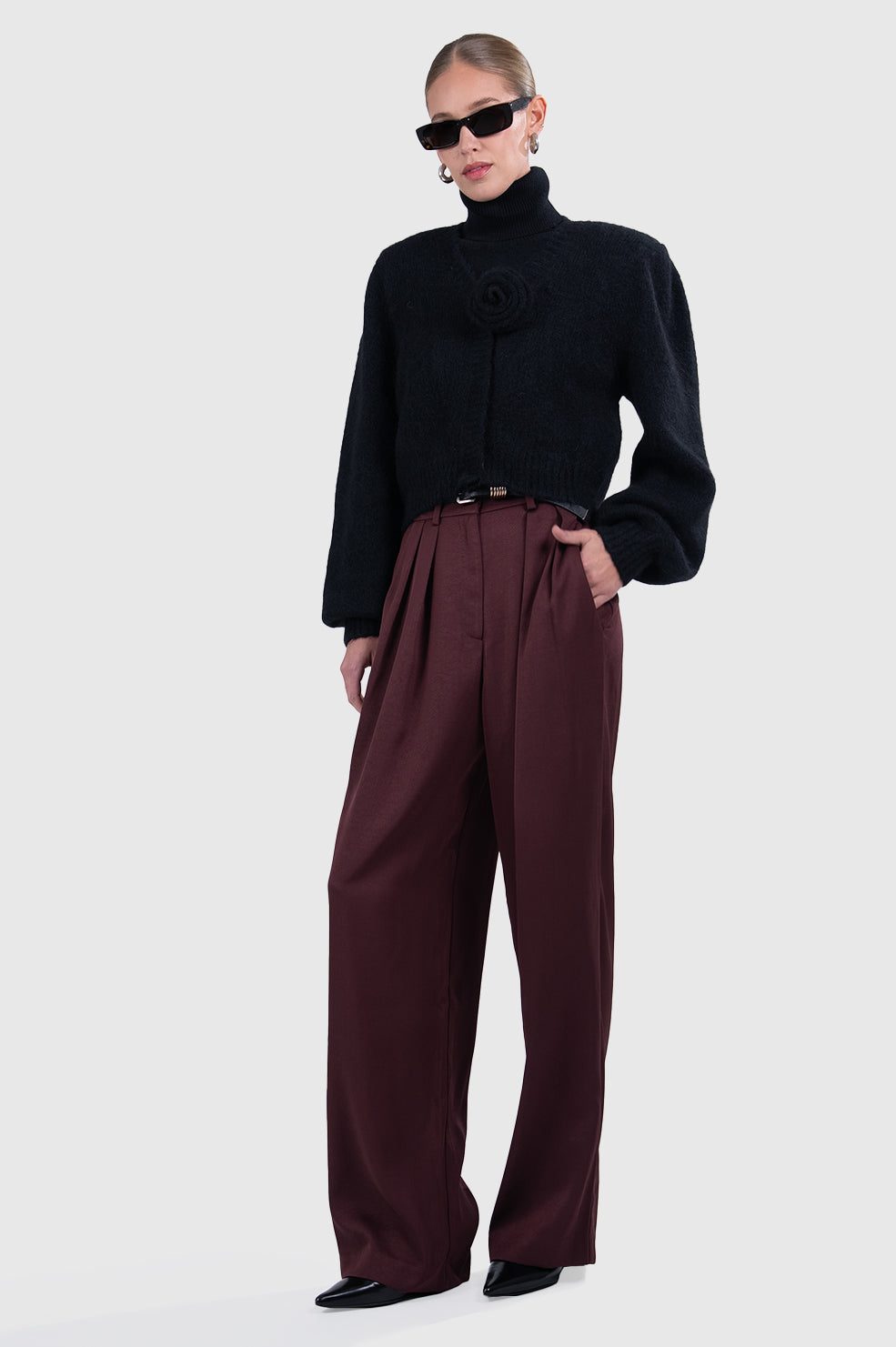 Sabrina Trousers - Plum Pants Parentezi