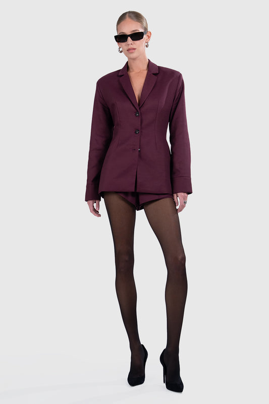 Brielle Shorts - Plum