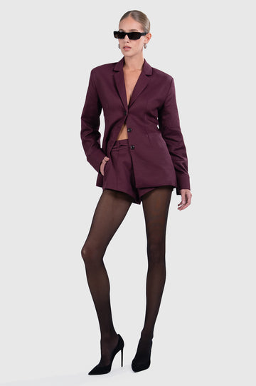 Brielle Shorts - Plum BOTTOMS Parentezi XS Plum