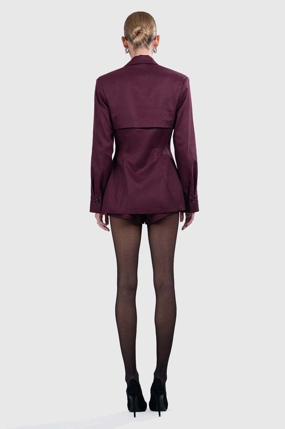 Seraphine Blazer - Plum Blazer Parentezi