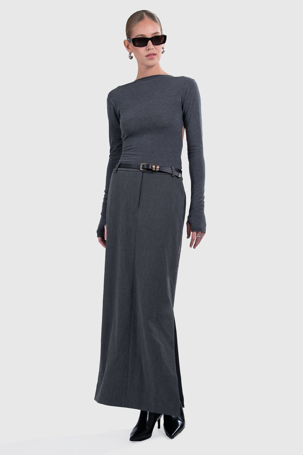 Cora Top - Grey Tops Parentezi