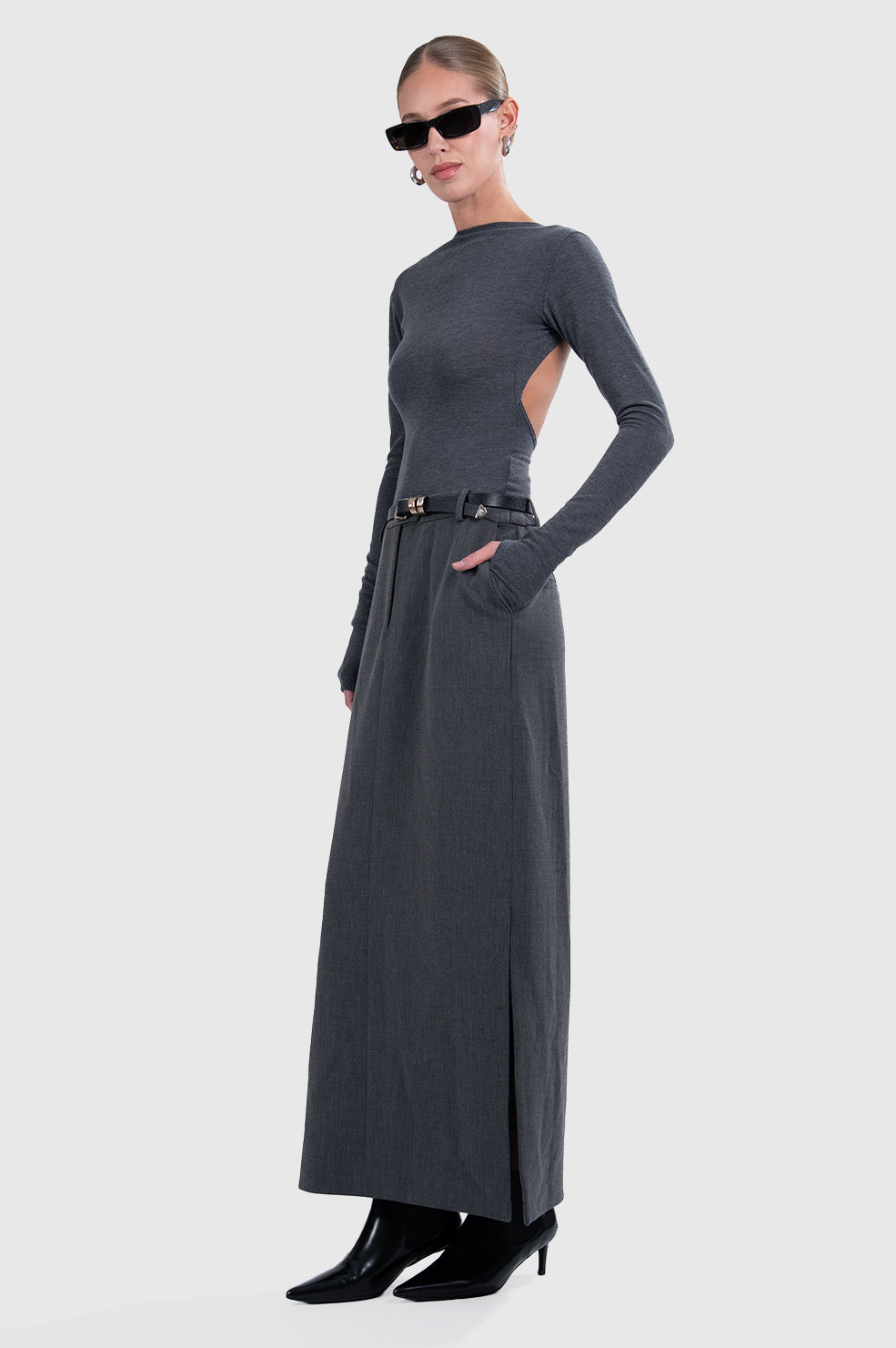 Cora Top - Grey Tops Parentezi