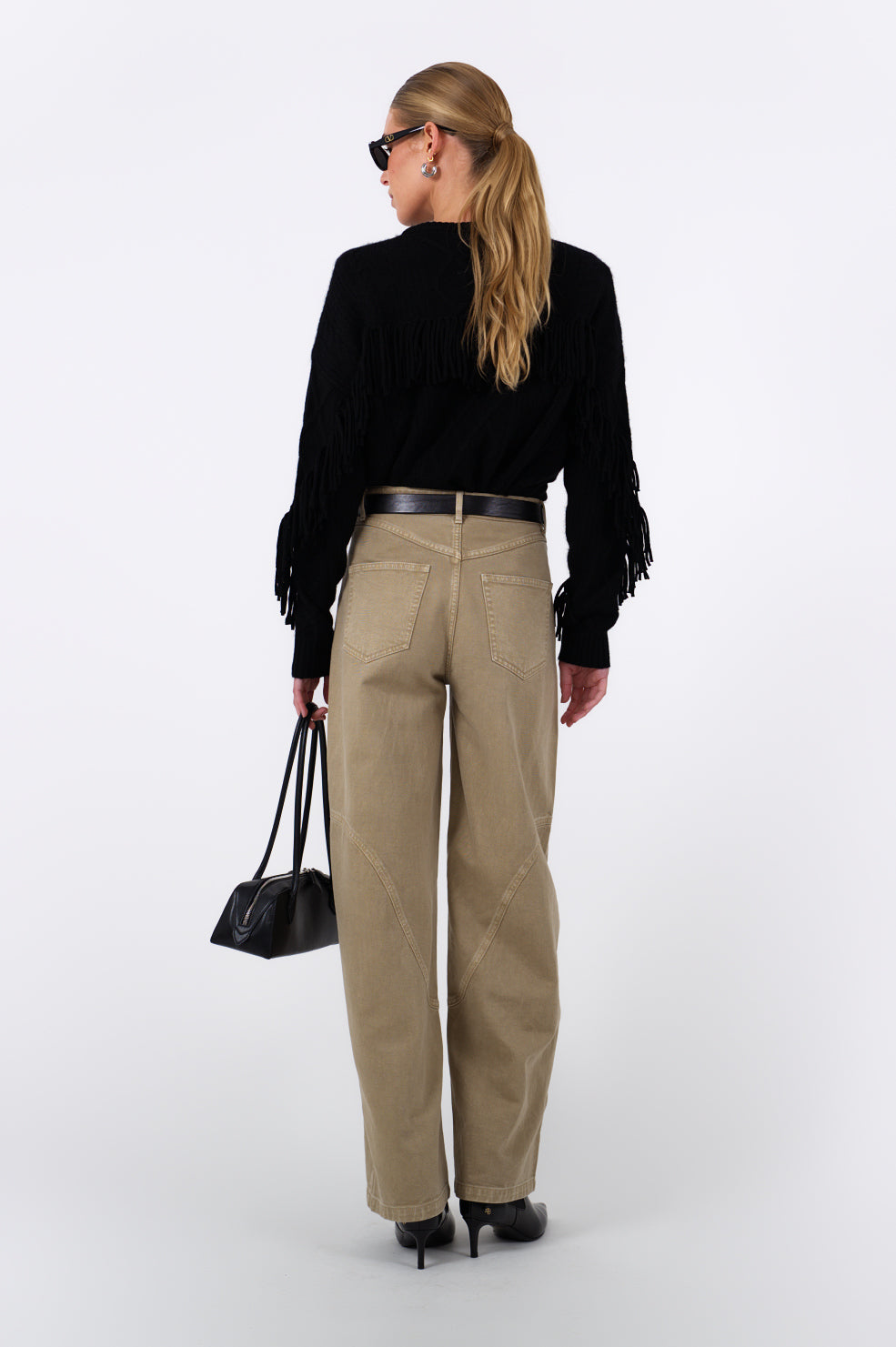 Wren Denim Pants - Khaki BOTTOMS Parentezi
