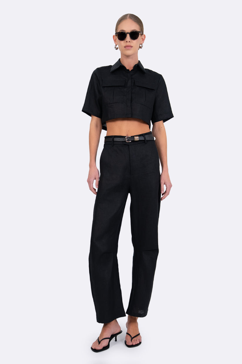 Hania Trousers - Black BOTTOMS Parentezi