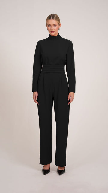 Tuxedo Pant- Black