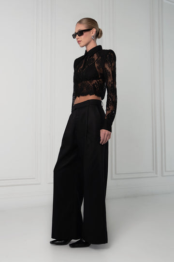 Deme Lace Polo Tops Parentezi