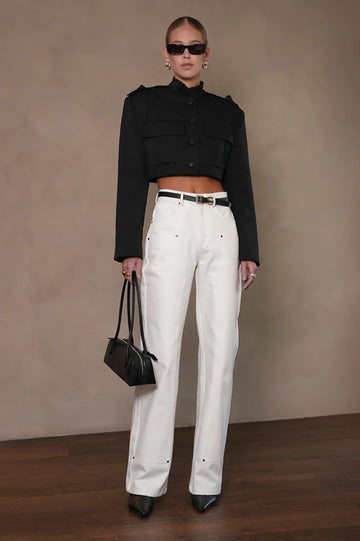 Quinn Jacket - Black Blazer Parentezi