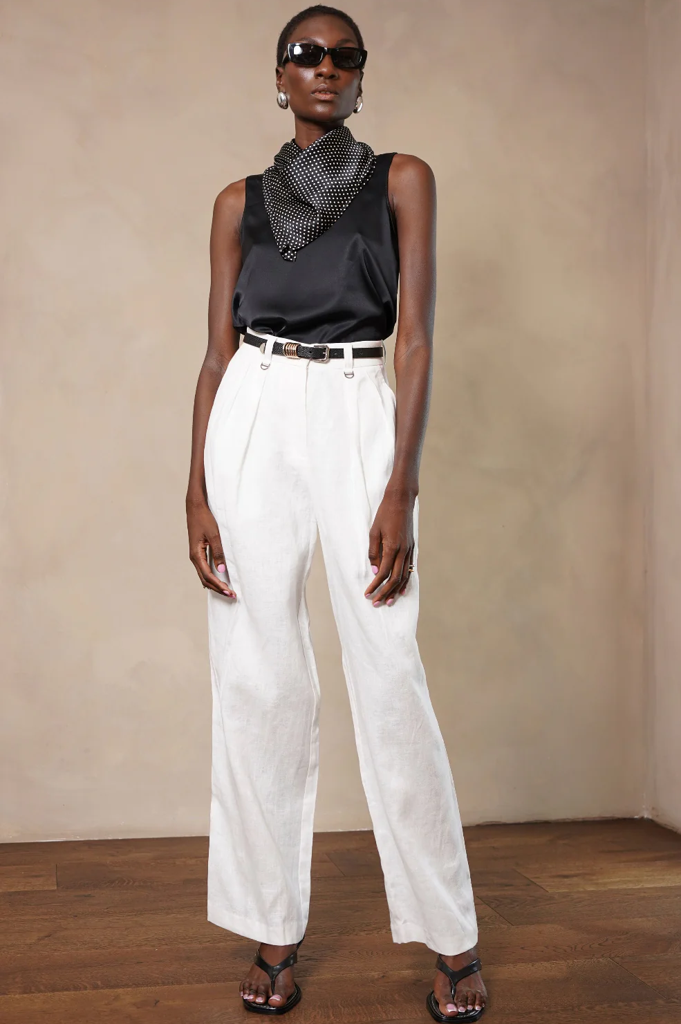 Romy Pants - White BOTTOMS Parentezi