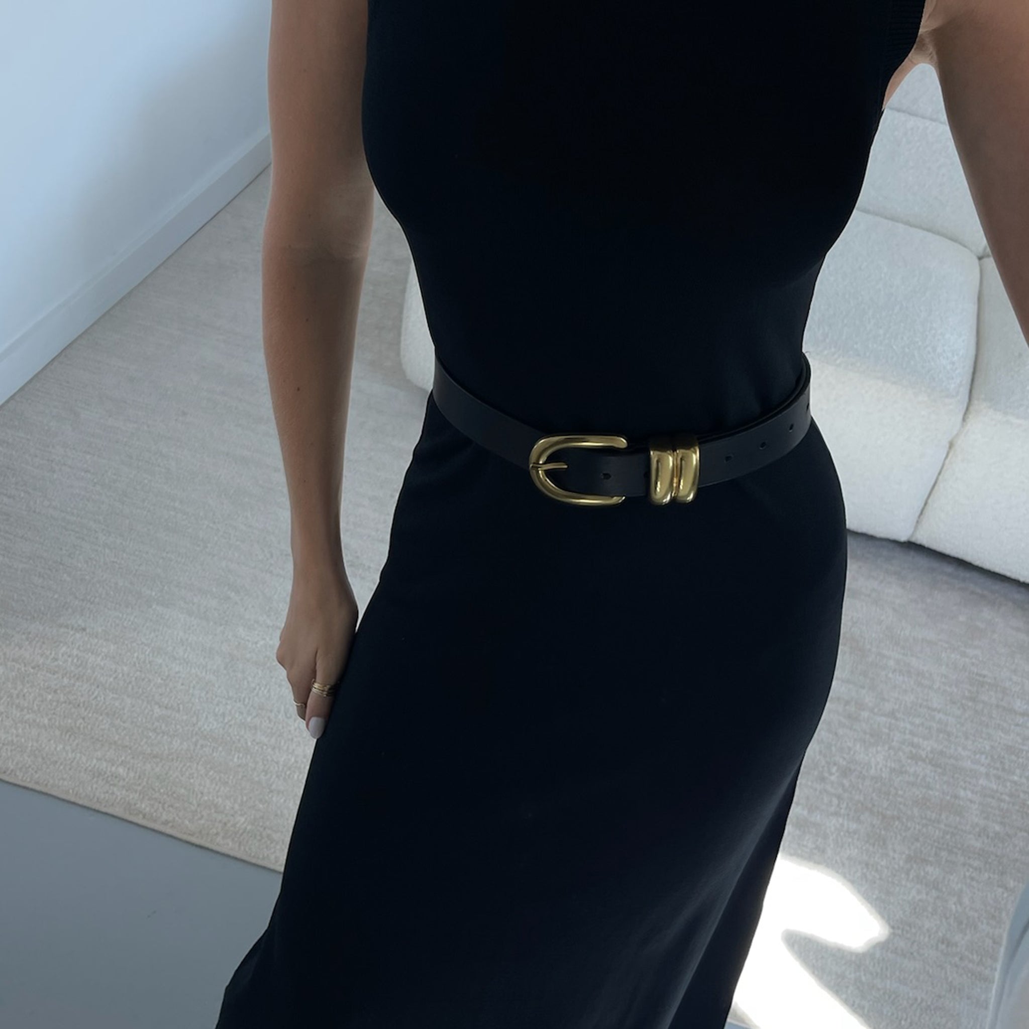 Marylin Knit Dress- Black Dress Parentezi