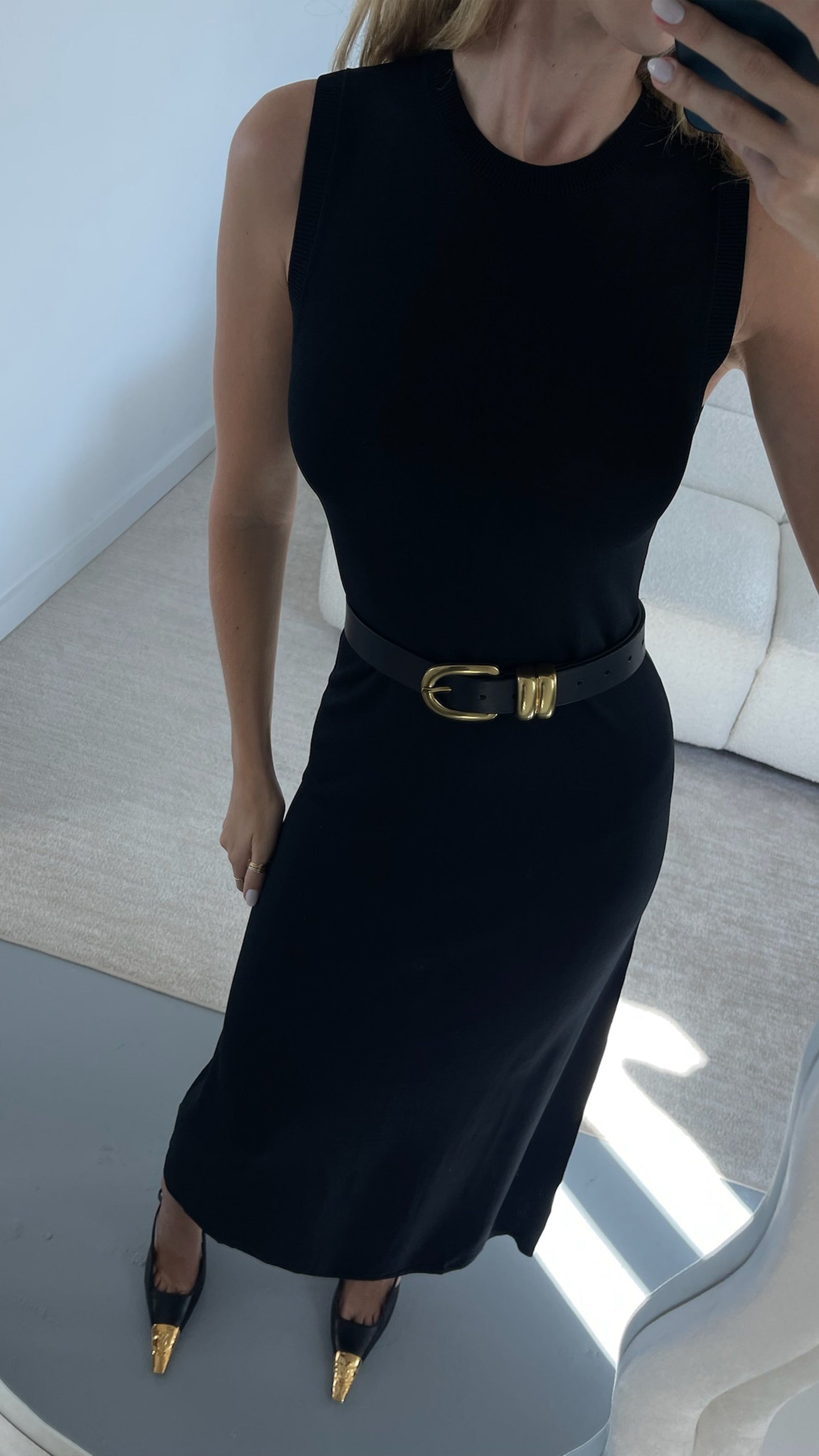 Marylin Knit Dress- Black Dress Parentezi