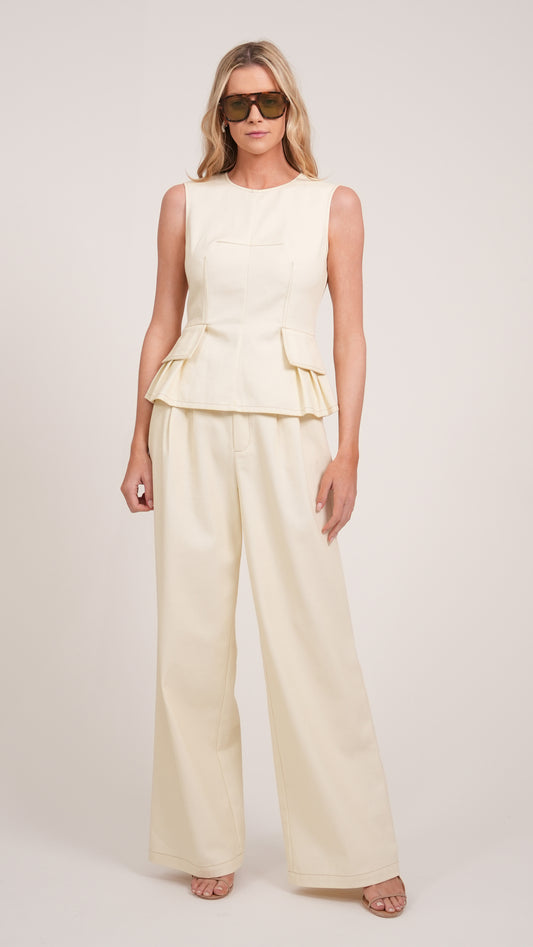Lucille Top- Vanilla