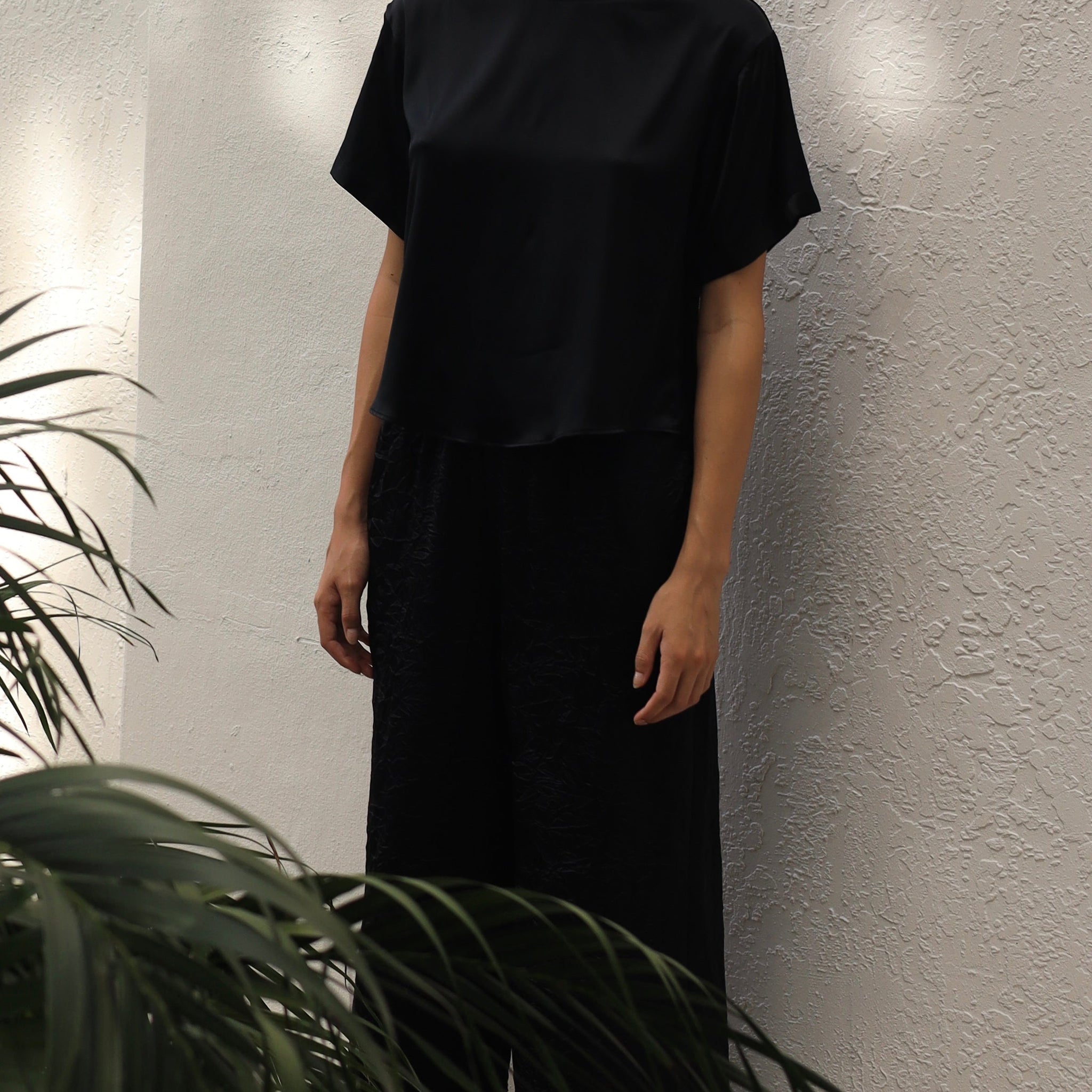 SILK PANTS - BLACK Parentezi