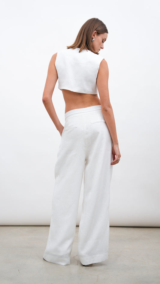 VENICE TROUSERS - WHITE