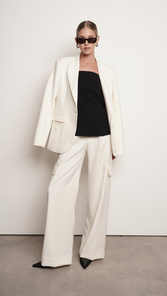 Aria Blazer - Ivory