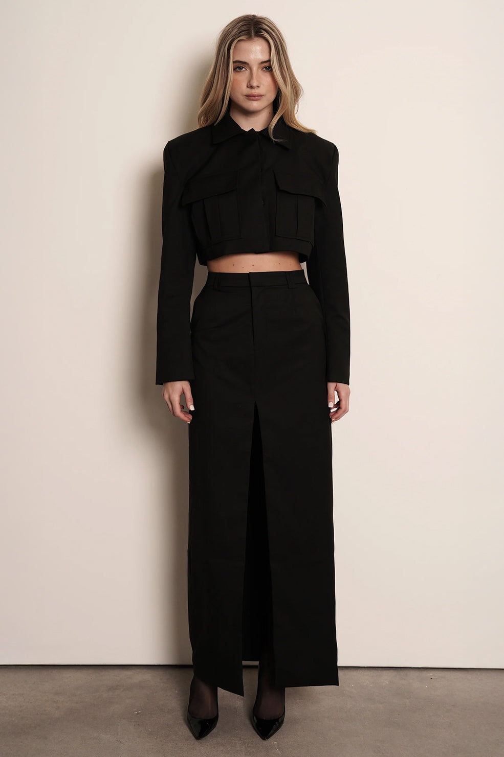 Anna Maxi Skirt - Black skirt Parentezi