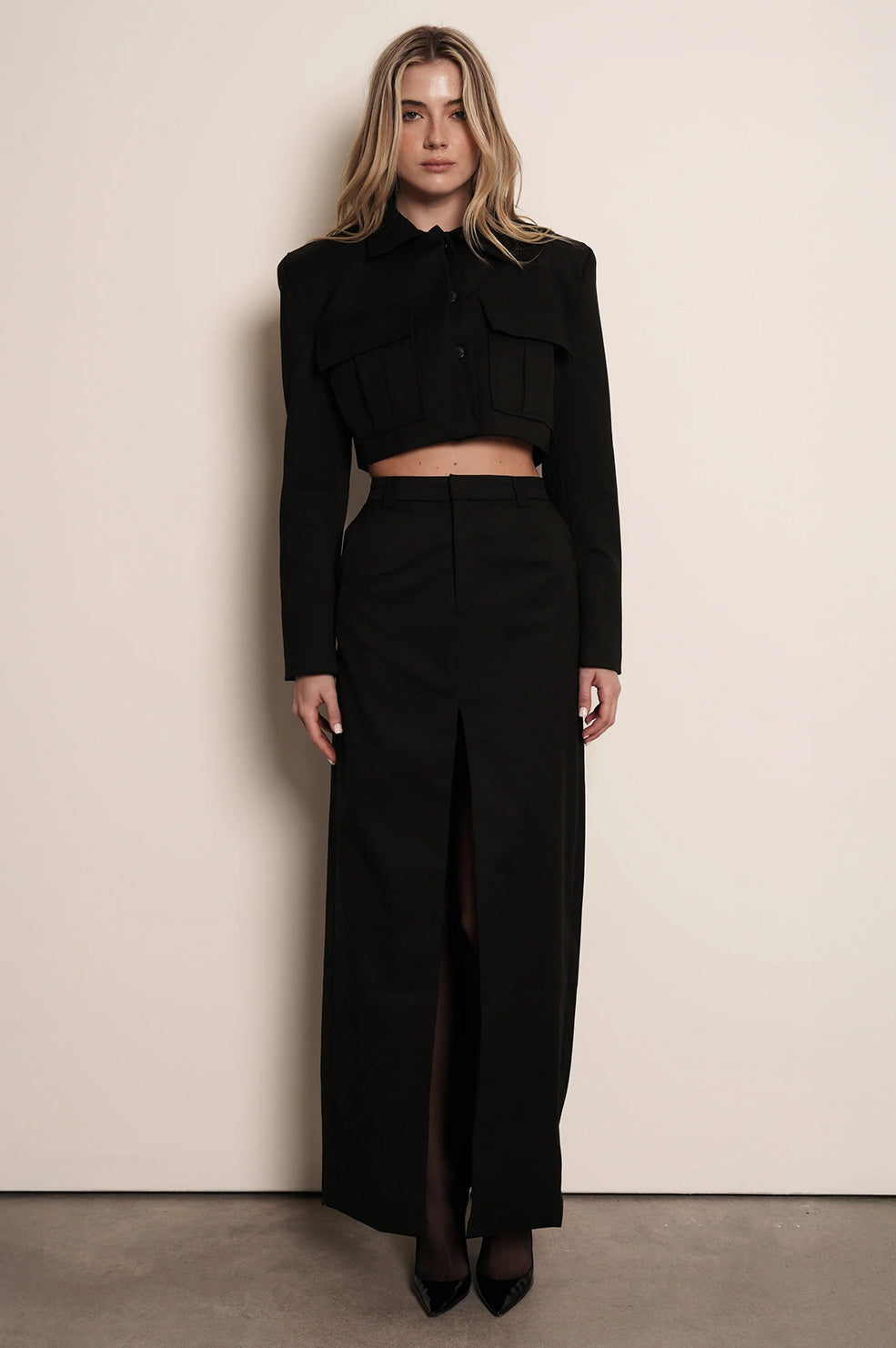 Anna Maxi Skirt - Black skirt Parentezi