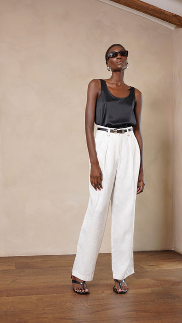 ISOLA SILK CAMI - BLACK Parentezi